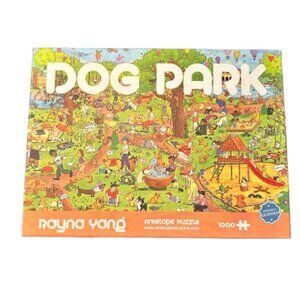 ANTELOPE High Quality New York NYC Dog Park Themed 1000 Piece Puzzle